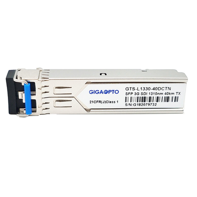 Videosfp de Zendontvanger Optische Zender 1310nm 40km van MSA niet Pinout 3Gbps voor BR HD/3G SDI