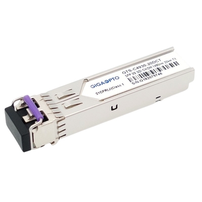 Videosfp de Zendontvangercwdm Enige Zender MSA 1270nm-1610nm 20km SMF LC DDM van 3Gbps DVI