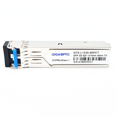 HD SDI BR SDI 3G SDI kiest de Videosfp Zendontvanger TX1310nm Optische Zender 10km LC-DOM MSA voor SD/HD/3G SDI uit