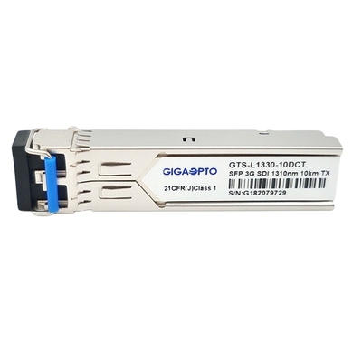 BR SDI 3G SDI SFP Videotx1310nm kiest Optische Zender 10km LC-DOM MSA voor BR HD 3G SDI uit