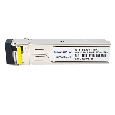 3Gb/S kies de Module TX1550nm RX1310nm 10km de Video Pathologische Module DDM MSA van Wijzebidi SFP van de Patronenzendontvanger uit