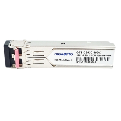 van de de Zenderontvanger van 3Gb/S CWDM van de de Zendontvangermodule van SFP Video Pathologische Patronen 40km MSA