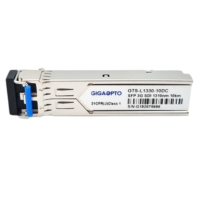 3G SDI SMPTE Videosfp 1310nm 10km SMF-Duplexlc DOM MSA Pinout van Zendontvangermodules