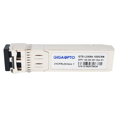De Videosfp Ontvanger 1310nm 10km LC van MSA NIET 12G SDI voor 12G 6G 3G HD BR-BR
