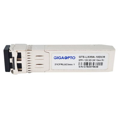 MSA 12G SDI Videosfp 1310nm 10km kiest Optische Ontvangersmodule voor 12G 6G 3G HD BR-BR uit