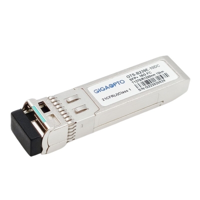 Het Kanaalmodule TX1270 RX1330nm 10km van de BiDivezel Optische de Zendontvangermodule van LC 16G SFP+