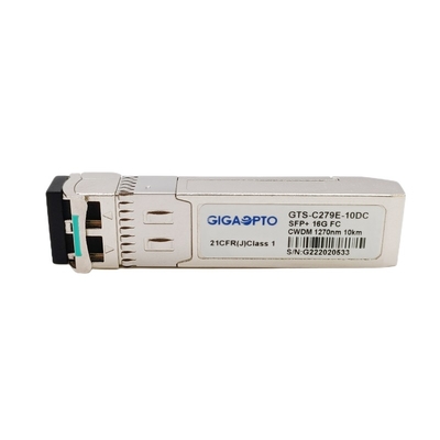 van het de Vezelkanaal van 16G SFP+ de Module CWDM 1270nm 1610nm 10km Optische Zendontvanger SMF