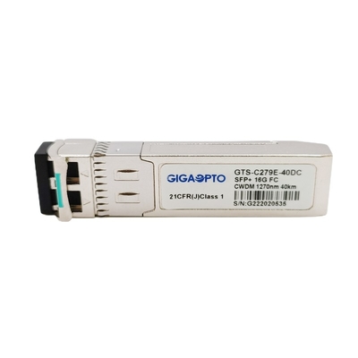 16G SFP+ CWDM 1270nm-1610nm 40km de Zendontvangermodule SMF van het Vezelkanaal