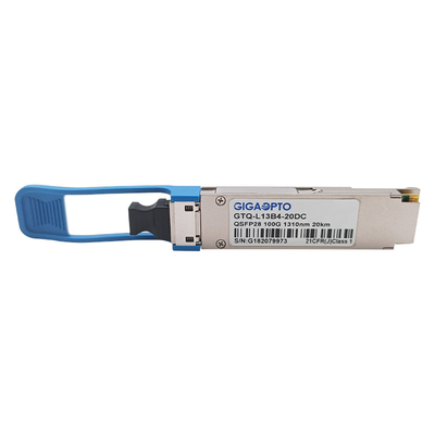 100G eLR4 20km Optische de Zendontvangermodule van 4WDM QSFP28 met Dubbele CDR