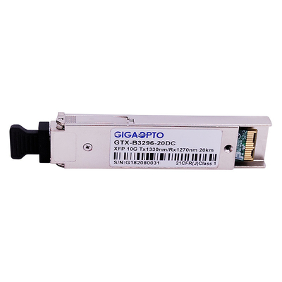 LC DOM 10Gbps BIDI XFP ELR Optische Zendontvangermodule 1270nm/1330nm 20km
