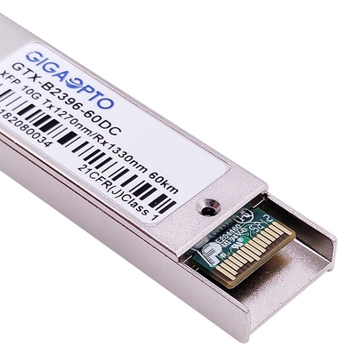 de Module van de de Vezelzendontvanger van 10Gbps BIDI XFP ER60 1270nm/1330nm 60km DOM