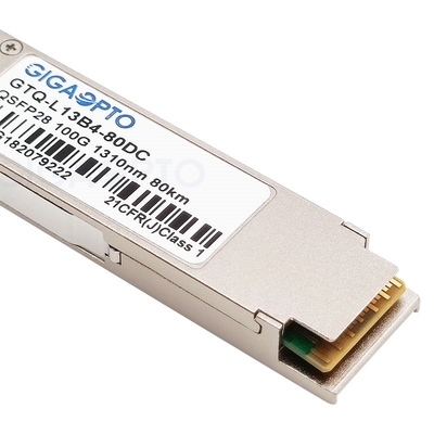 1310nm LAN WDM QSFP28 100GBASE-ZR4 Optische Zendontvanger voor Cisco qsfp-100g-zr4-s