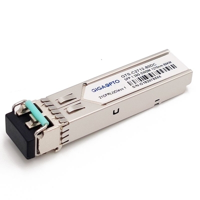 1000base-CWDM Vezelzendontvanger 80km SMF voor Cisco CWDM-SFP-Xxxx