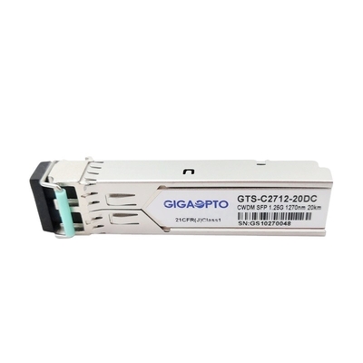 de Zendontvanger SMF 20km van 1270-1610nm 1000base-CWDM SFP voor Cisco CWDM-SFP-xxxx-20