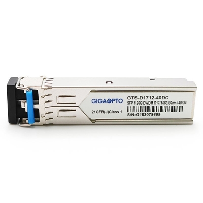 100GHz C17-C61 1000base-DWDM SFP 40km SMF voor Cisco DWDM-SFP-xxxx-40