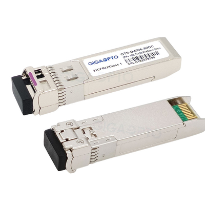 10Gbps de Compatibele Zendontvangers van Cisco 1490nm TX/1550nm SFP-10g-BX80U