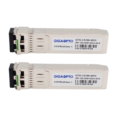 De Vezelzendontvanger 80km van CWDM 1530nm Cisco voor SMF CWDM-SFP10G-Xx