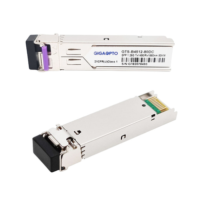 1000base-BX Zendontvanger 80km LC SMF DOM For GLC-bx80-RE van Cisco Gigabit