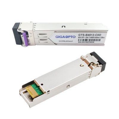 1000base-BX SFP 1490nm/de Zendontvanger LC 120km van 1550nm Cisco BIDI voor SMF-GLC-bx120-u