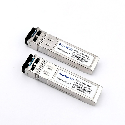 Single Mode 10Gbps SFP-module voor gegevensoverdracht